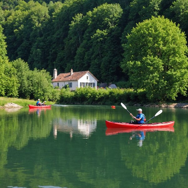 Comment choisir une maison en bord de rivière dans la vallée de la Dordogne pour des excursions en kayak?